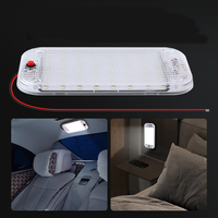 Nouvelle lampe de lecture LED universelle 12-80V pour voiture, camion, éclairage intérieur haute luminosité COB, lampe de plafond