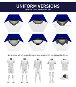 Modetrend <span class=keywords><strong>2</strong></span>-delige Sets Sublimatie Voetbaluniform Zweetafvoerend Op Maat Gemaakt Logo Sneldrogend Voetbalshirt - Product Image 5