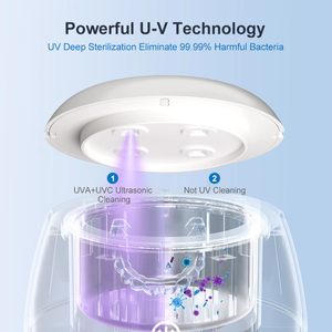 Máquina de Limpieza Ultrasónica Smile Find - Limpieza Dental, Protector Bucal, Alineadores, Brackets, Cabezales de Cepillo de Dientes, Limpiador de Joyas - Product Image 4