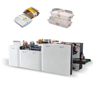 Dakiou HBJ-D300 Exclusif Entièrement Automatique à Haute Productivité Boîte à Lunch En Papier Faisant La Machine