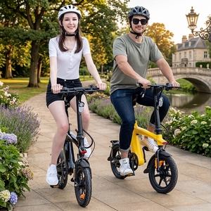 Vélo électrique pliable intelligent H1 36V 250W, petit modèle 14 pouces, cadre en aluminium durable, prix abordable, entrepôt UE/USA - Product Image 1
