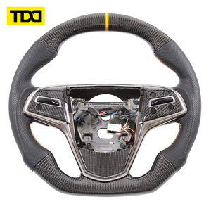 Volant en fibre de carbone véritable TDD compatible avec Cadillac ATS-V CTS-V CT4 CT5 CT6 XT4 XT5 XT6 2013 2014 2015 2016 - Product Image 4