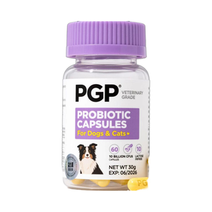 Capsule Probiotiche PGP Best-seller per Cani e Gatti, Supporto alla Valina, Salute Digestiva, Supporto Immunitario, Riduzione del Gonfiore per Animali Sensibili - Product Image 1