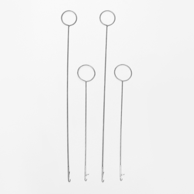 JP Stainless Steel Knitting Needles Round Handle Household Diy Sewing Crochet Hook With Built-in Lock