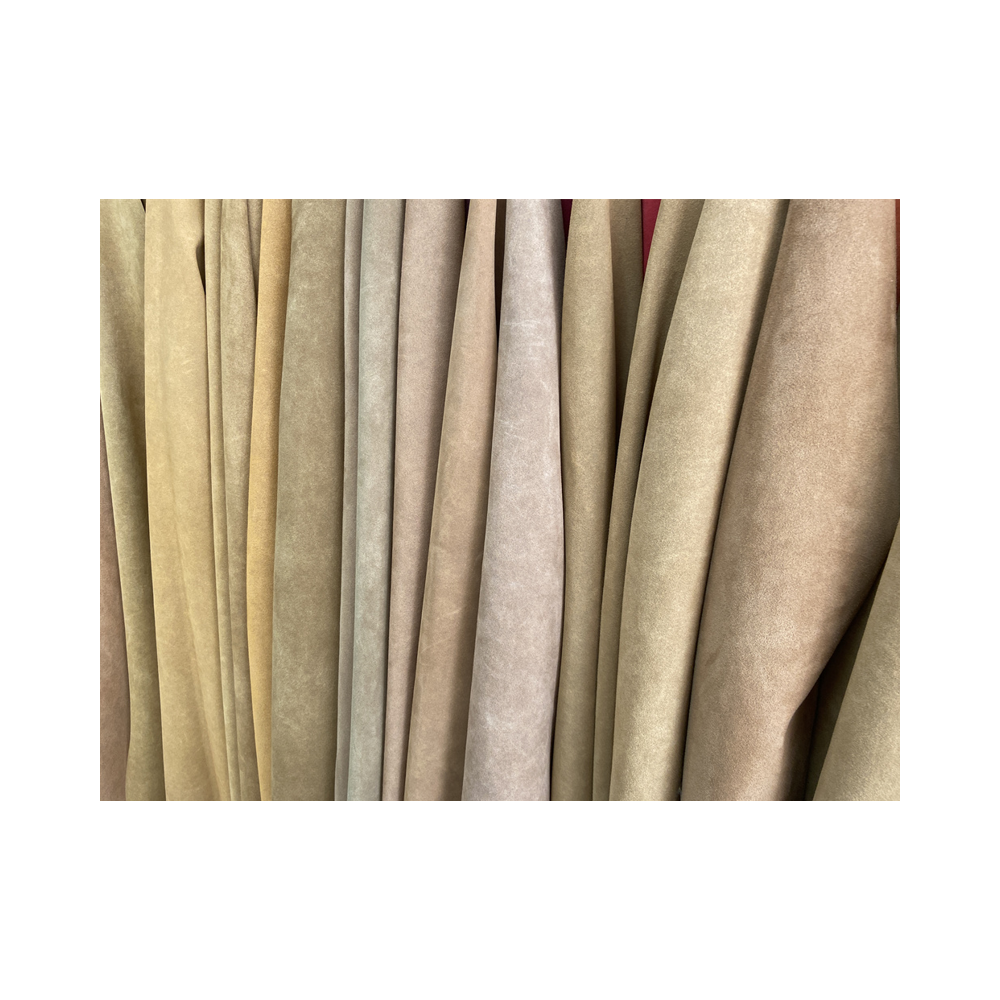 Hot Sale Microfiber Suede Faux Leather PU Synthetic Leather Fabric for Shoes Handbags Furniture Decorative Purposes
