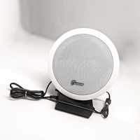 Haut-parleur PA actif 20W avec amplificateur pour home cinéma pour école boutique conférence église mosquée système de son audio