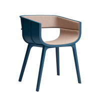 Chaises de salle à manger modernes en bois massif, chaises en contreplaqué moulé, chaises en bois courbé, fauteuils rembourrés en tissu, meubles pour restaurant, hôtel, café