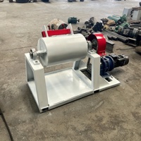 Mini broyeur à billes de laboratoire portable avec moteur 3KW, capacité 50kg, machine de fabrication de poudre à sortie 150 mesh