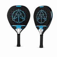 Raquette de padel professionnelle en titane et fibre de carbone, légère et personnalisée