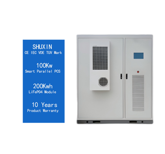 All-in-One 100Kwh 200Kwh 300Kwh ESS Outdoor Cabinet Commercial Industrial On-Grid Battery Energy Storage System Lifepo4 Battery