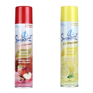Aromatizante en Aerosol de Larga Duración - Elimina Olores y Deja Fragancias Frescas | Manzana con <span class=keywords><strong>Canela</strong></span>/LemonFresh |   250g - Product Image 1