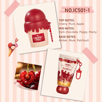 Ensemble de crèmes pour les mains parfumées à la crème glacée, vente en gros, marque privée, lotion et brume parfumée cerise, fraise, chocolat, coffret cadeau