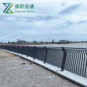 Alliage d'aluminium garde-corps pont viaduc trottoir garde-corps de protection rivière paysage barrière de circulation - Product Image 5