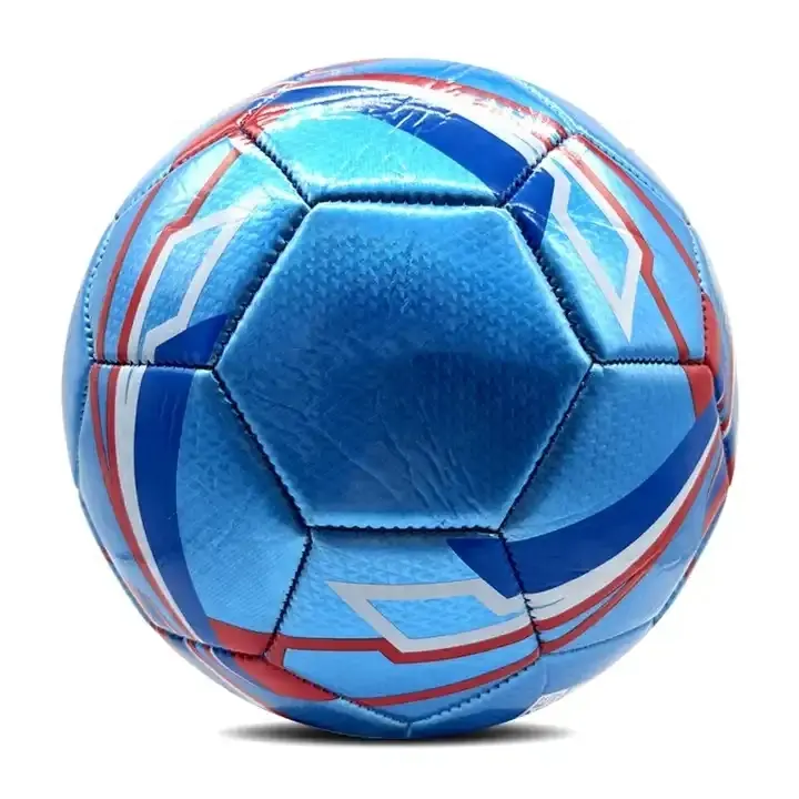 ลูกฟุตบอล5ลูกแบบยืดหยุ่นสำหรับการแข่งขันลูกบอลออกแบบโลโก้ธุรกิจได้ตามต้องการ