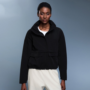 Veste d'extérieur à capuche pour femmes coupe-vent compressible imperméable, imperméable léger coupe-vent respirant Trekking Manteau de <span class=keywords><strong>randonnée</strong></span> - Product Image 4