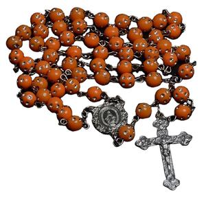 Cuentas de diamantes de imitación <span class=keywords><strong>para</strong></span> iglesia, cuentas de plástico <span class=keywords><strong>para</strong></span> regalo religioso, collar religioso de rosarios - Product Image 1