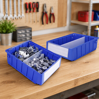 Boîtes et plateaux de rangement en plastique multifonctionnels pour l'organisation de bureau, grande capacité, technique d'injection