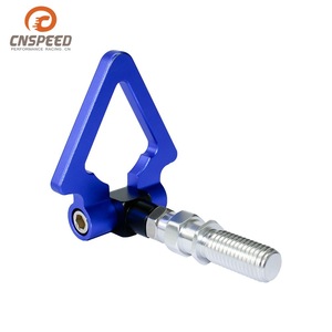 CNSPEED Gancho de remolque de aleación de aluminio, parachoques delantero triangular universal para modelos japoneses, modificación todoterreno - Product Image 3