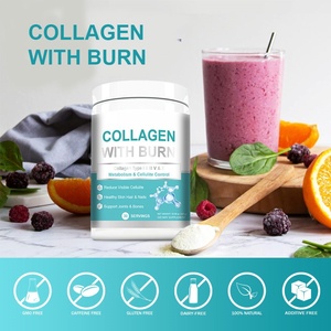 Exportation transfrontalière de collagène avec poudre brûle-graisse enrichie en vitamine C et biotine pour améliorer les ongles et les cheveux - Stock usine - Product Image 2