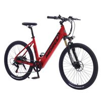 Bicicleta eléctrica de 500W para mujer, bicicleta eléctrica de ciudad eléctrica con batería extraíble de 48V en China, elegante bicicleta eléctrica Cruiser de 26"