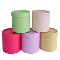 Keranjang Hadiah Kecil Warna-warni untuk Festival, Keranjang Susun Kulit Sapi Hitam Pink, Keranjang Susun Toko Bunga Grosir