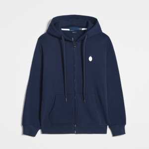 Felpa con Cappuccio e Zip in Puro Cotone di Alta Qualità per <span class=keywords><strong>Uomo</strong></span> e Donna, Etichetta Ricamata, <span class=keywords><strong>Abbigliamento</strong></span> di Marca - Product Image 5