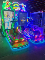Simulateur de jeu vidéo de course de moto dynamique de haute qualité, à monnayeur, pour parcs d'attractions intérieurs
