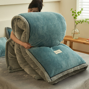 Chunky Có Thể Tháo Rời Có Thể Giặt Chăn Chăn Fluffy Dày Polyester Mền Lõi Chăn Cho Mùa Đông Giường Đôi Vua Kích Thước 6Kg - Product Image 4