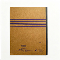 Cuaderno Personalizado de 210x277 mm con Encuadernación Encolada, Tapa Dura y Cubierta de Papel Kraft para Uso en Oficina