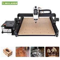 Machine de gravure CNC miniature 500W à moteur haute puissance, trois axes, capable de graver et de découper l'aluminium, l'acier, l'acrylique, le bois, le plastique