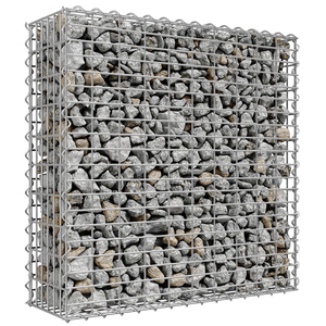 Welded Galvanized <strong>Steel</strong> <strong>Gabion</strong> Box Basket Square Hole Shape for Stone Cage <strong>Gabion</strong> Wall Garden with Bending Processing Service - Product Image 1