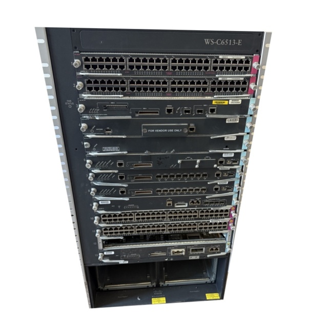 WS-C6509-E 6500 Series Chassis Rack-mountable Core Switch WS-C6503/6504/6506/6509/6513-E/V-E