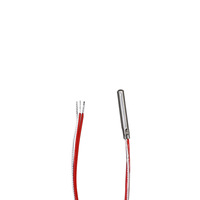 Sonde de température à résistance en platine en acier inoxydable 304 WSPT100-04, capteur de température à fil blindé anti-interférence