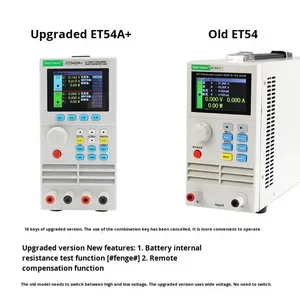 Medidor de carga electrónica de CC de canal único/doble Et5410/20 Probador de descarga de capacidad de batería de potencia - Product Image 4