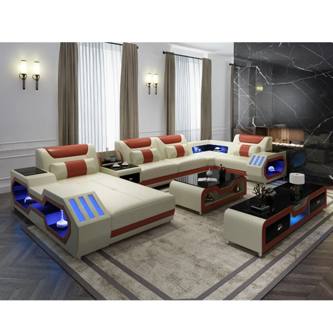 CBMMART 2022 Hot Sold High-end Apartment Villa Modern Sofas Living Room Furniture (old) Sofa Bed