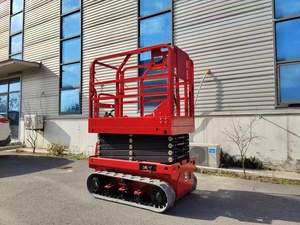 Con orugas de goma de 6 metros, puede superar obstáculos y realizar operaciones en alturas sin puntos ciegos, elevación tipo tijera - Product Image 6