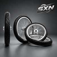 Kit de conversion de roues Supermoto de 17 pouces pour Sur-Ron Light Bee X LBX, aluminium CNC argenté, 1.60 2.15, haute performance électrique