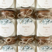 Bougies parfumées miniatures en cire de soja naturelle, personnalisables avec nom, en forme de fleurs mignonnes, pour cadeau d'anniversaire – Meilleures ventes