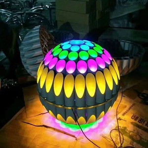 ไฟตกแต่งสวนทรงกลมขนาดเล็ก 750 มม. LED สีสันสดใส สำหรับภายนอกอาคาร IP65 วัสดุพลาสติก ปรับความสว่างได้ รับประกัน 2 ปี - Product Image 3