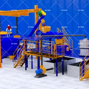 BTMA معصرة زيت النخيل النخيل ماكينة معالجة الزيت النخيل النفط الصحافة خط الإنتاج