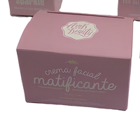 Boîte en carton auto-assemblable haut de gamme avec laminage mat pour emballage cadeau