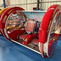 Parc d'attractions extérieur intérieur Le Bar Car Rotation à 360 degrés Happy Rolling Car Happy Double 360 Rolling Car à vendre