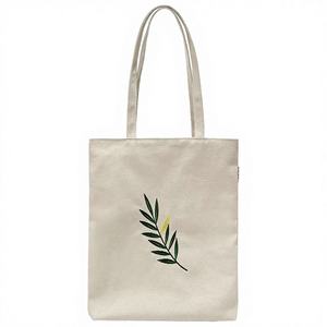 Bolsa de Mano Plegable Personalizada de Lona 100% Algodón, Tamaño Mediano/Mini, con Bolsillos y Asa para el Hombro, Reutilizable, BAG COTTON FIELD - Product Image 4