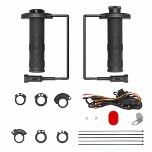 Poignées de moto électriques chauffantes tout-terrain en silicone avec contrôle de température à mémoire 5+1 vitesses et systèmes de commutation CNC - Product Image 2