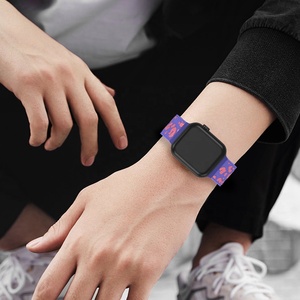 Nouvelle sangle de remplacement élastique à boucle magnétique à imprimé léopard pour bracelet de montre Iwatch pour Apple Watch 10/9/8 46 mm 42 mm 49 mm SE - Product Image 6