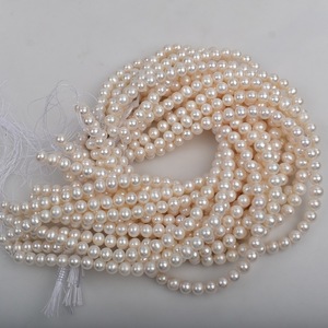 Perles d'eau douce naturelles en forme de goutte plate de 9-10 mm, perles baroques semi-finies pour la fabrication de bijoux en collier, perles roses en vrac - Product Image 4