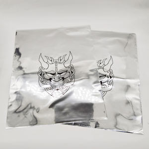 Bolsas de Embalaje para Ropa en Existencia, Bolsas de Correo Metálicas Plateadas, Impresión de Logotipo de Marca Personalizada, Bolsas de Embalaje de Plástico para Ropa de Tamaño Personalizado - Product Image 5