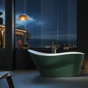 Baignoire autoportante à vendre, pour salle de bain de luxe, baignoire en acrylique autoportante la <span class=keywords><strong>moins</strong></span> chère, baignoire moderne en <span class=keywords><strong>fibre</strong></span> de verre pour adultes - Product Image 3