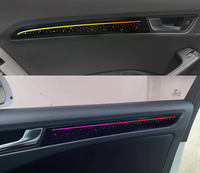 Lumière ambiante ciel étoilé 12V 64 couleurs Audi A4 B8 2007-2015 Lampes d'ambiance Arc-en-ciel Symphonie dynamique Éclairage intérieur automobile