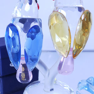 รูปปั้นนกแก้วคริสตัลโบราณสุดหรูสำหรับตกแต่งคริสต์มาส - Product Image 6